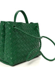 Nappa Intrecciato Small Andiamo Shoulder Bag Jungle