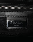 X JAMES JEAN Vitello DNA Flat Messenger Bag Black