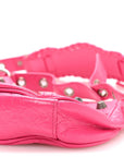 Agneau Arena Le Cagole Shoulder Bag XS Hot Pink