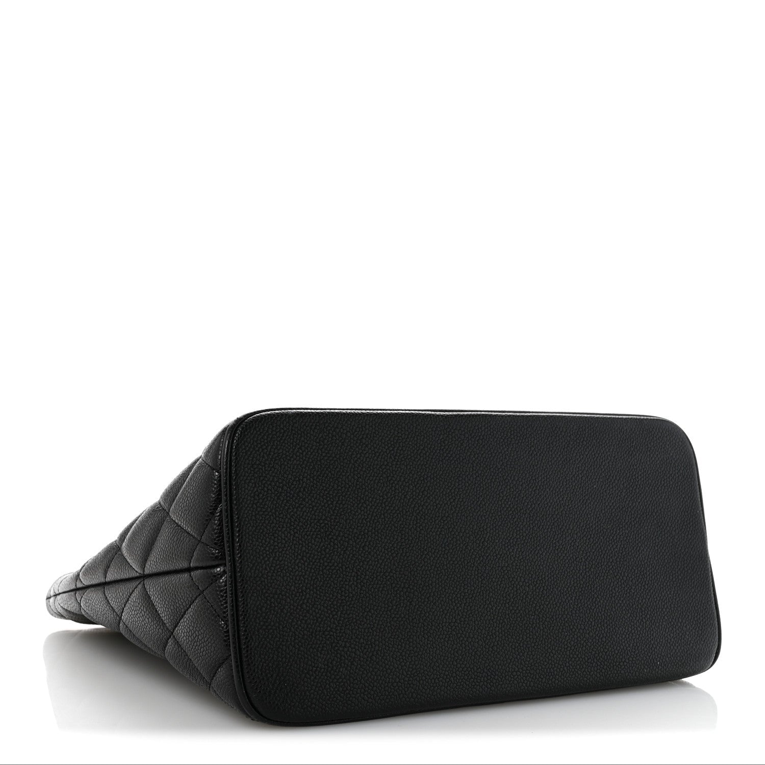Caviar Quilted Medallion Tote Black