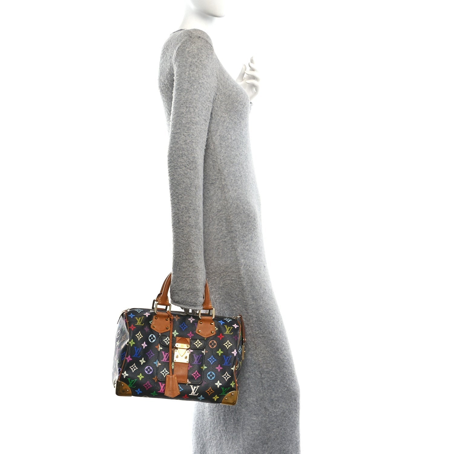 Monogram Multicolor Speedy 30 Black