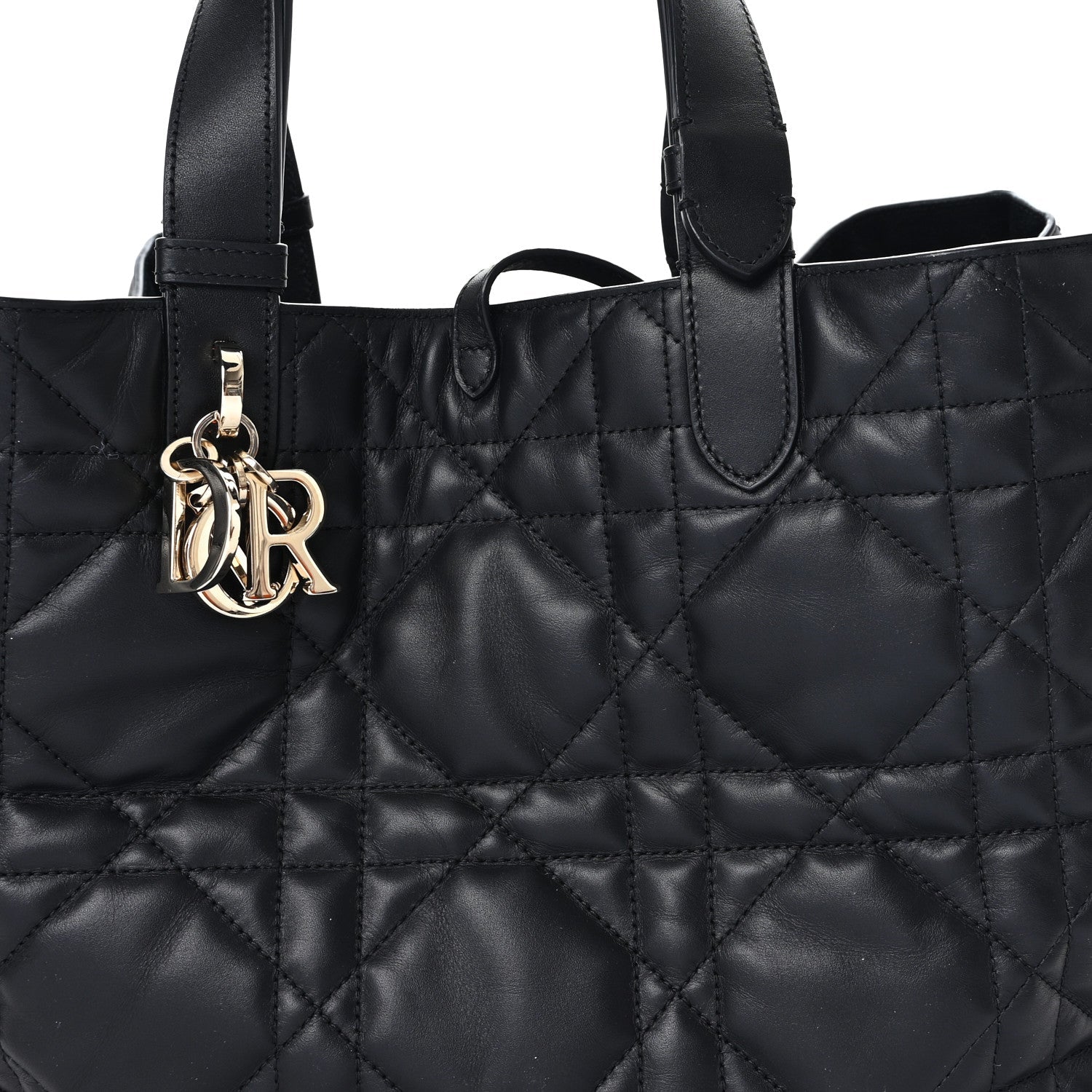 Calfskin Macrocannage Large Toujours Black