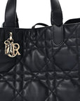 Calfskin Macrocannage Large Toujours Black