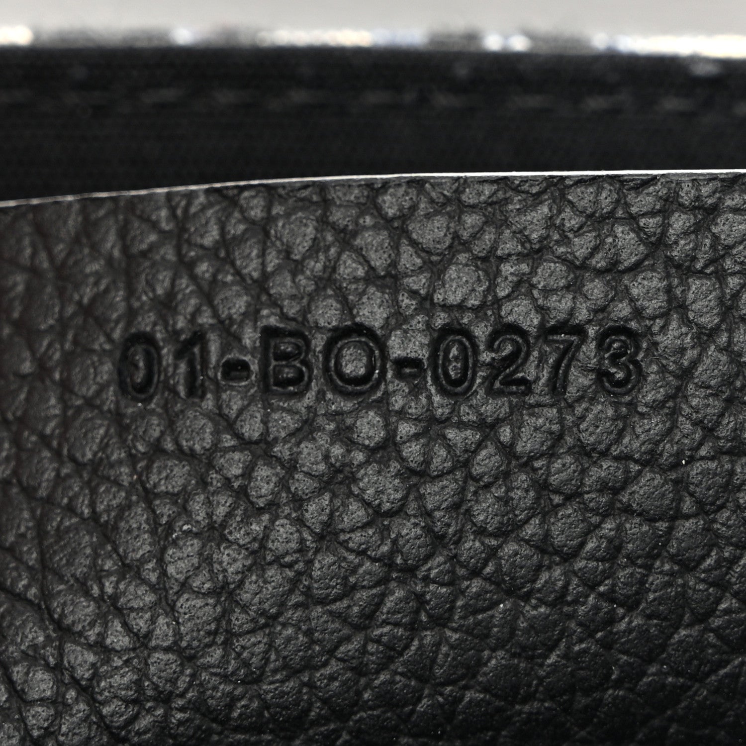 Oblique Jacquard Grained Calfskin Small Saddle Messenger Bag Beige Black
