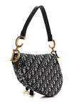 Oblique Saddle Bag Blue