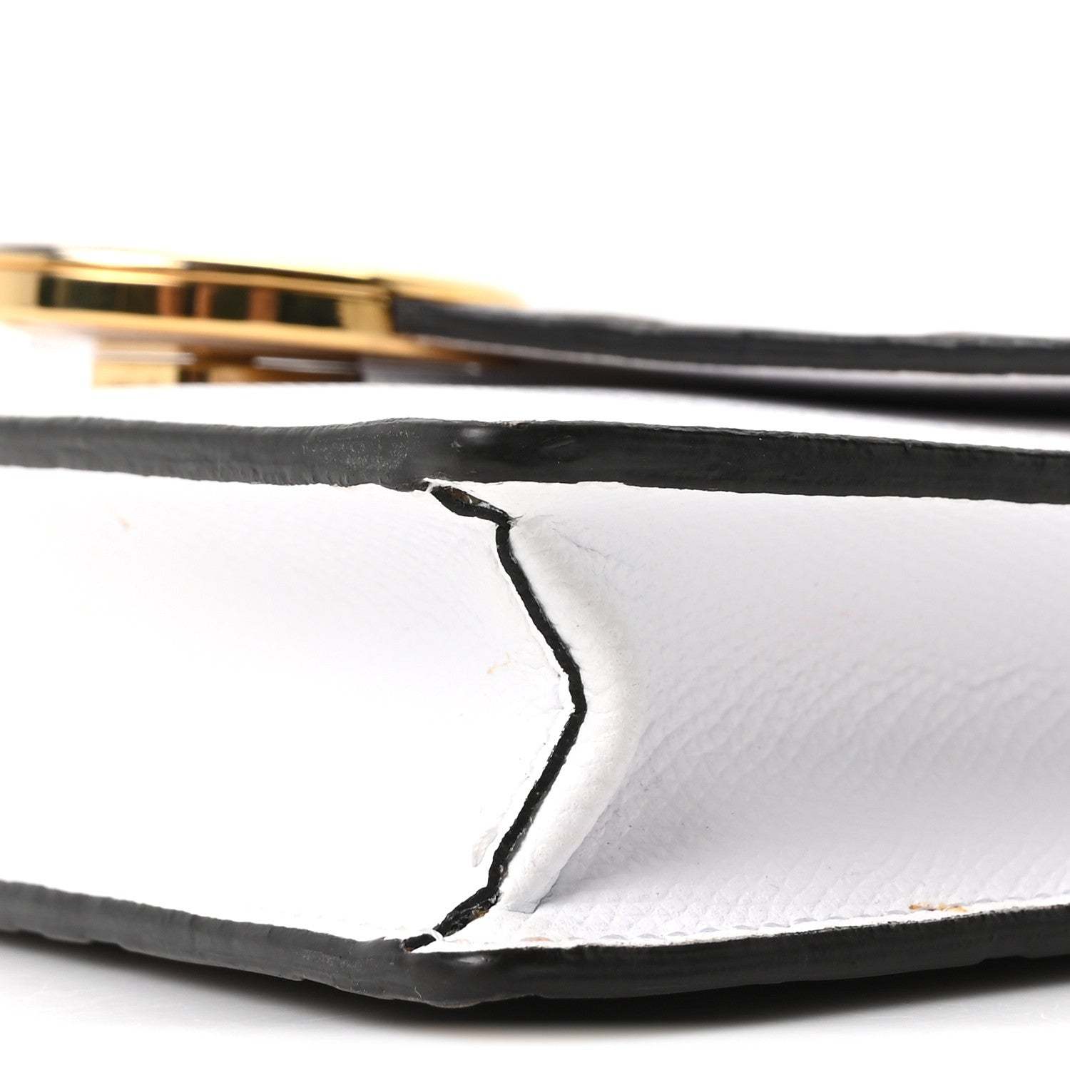 Vitello Cruise F is FNDI Bi-Color FF 1974 Embossed Medium Envelope Wallet On Chain Maya Black White