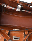 Vegetable Tanned Lambskin Mini Bel Air Carry All Bag Tan Cowboy