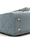 Lambskin Cannage Small My ABCD1OR Lady D1OR Cloud Blue