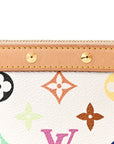 Monogram Multicolor Pochette Accessories White
