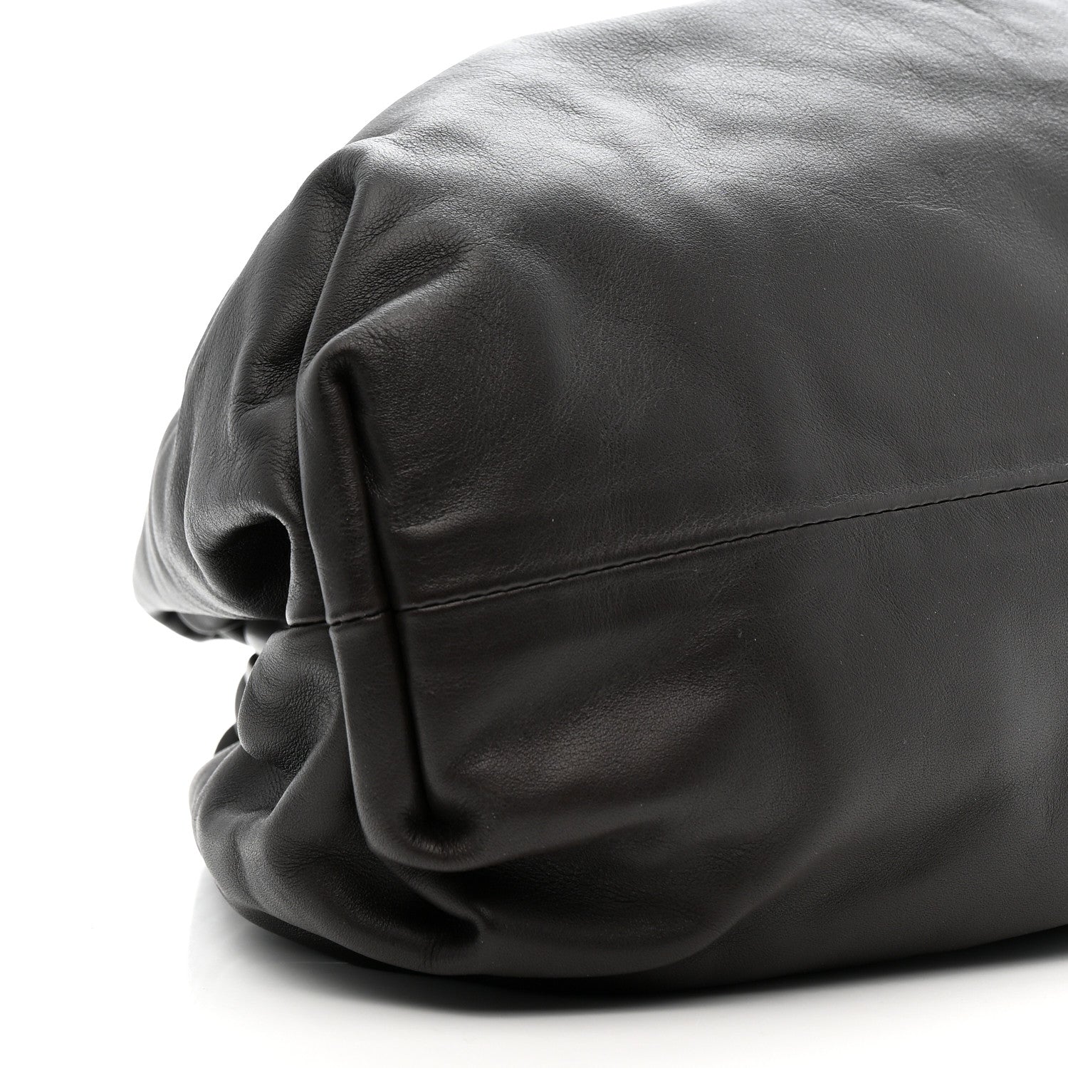 Smooth Butter Calf The Pouch Oversized Clutch Fondant