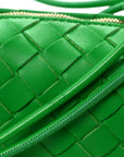 Nappa Intrecciato Mini Loop Camera Bag Parakeet