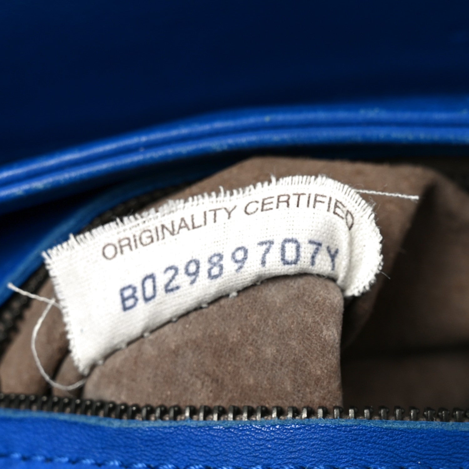 Nappa Intrecciato Medium Olimpia Shoulder Bag Blue