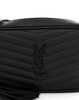 Grain De Poudre Matelasse Monochrome Monogram Mini Lou Camera Bag Black