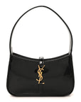 Patent Calfskin Le 5 A 7 Mini Hobo Black