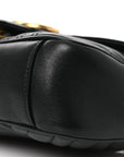 Calfskin Matelasse Small GG Marmont Shoulder Bag Black