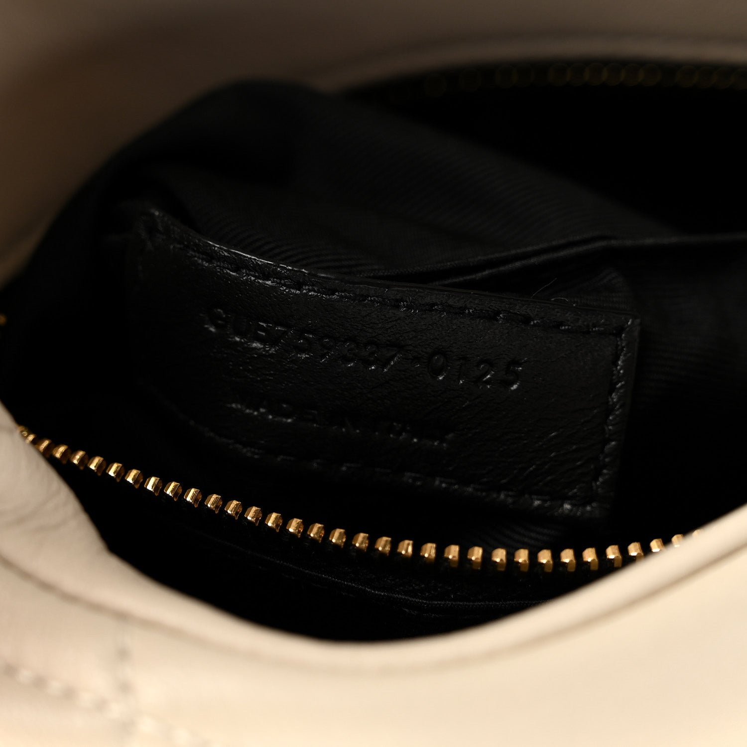 Lambskin Quilted Toy Loulou Puffer Monogram Chain Satchel Blanc Vintage
