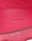 Ostrich Constance Long Wallet Rose Tyrien