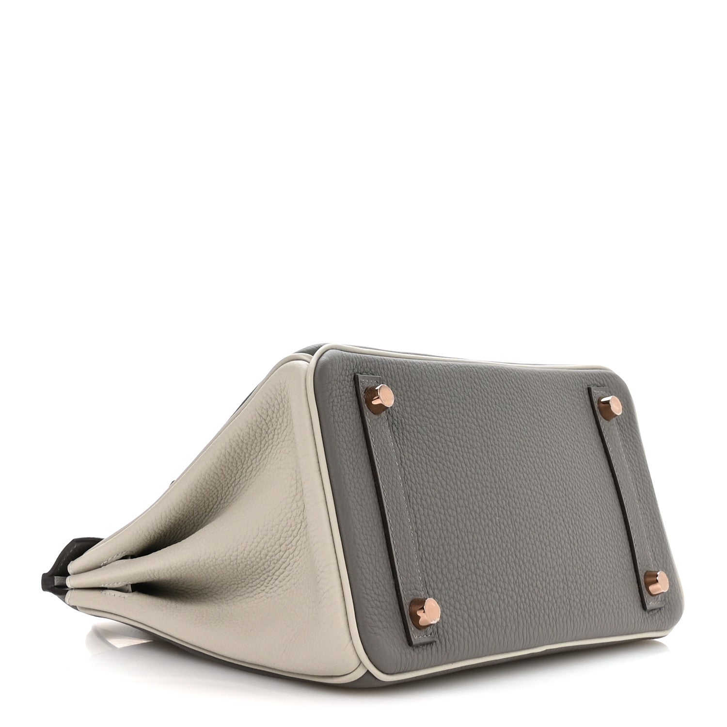 Togo Horseshoe Birkin 25 Etain Gris Perle