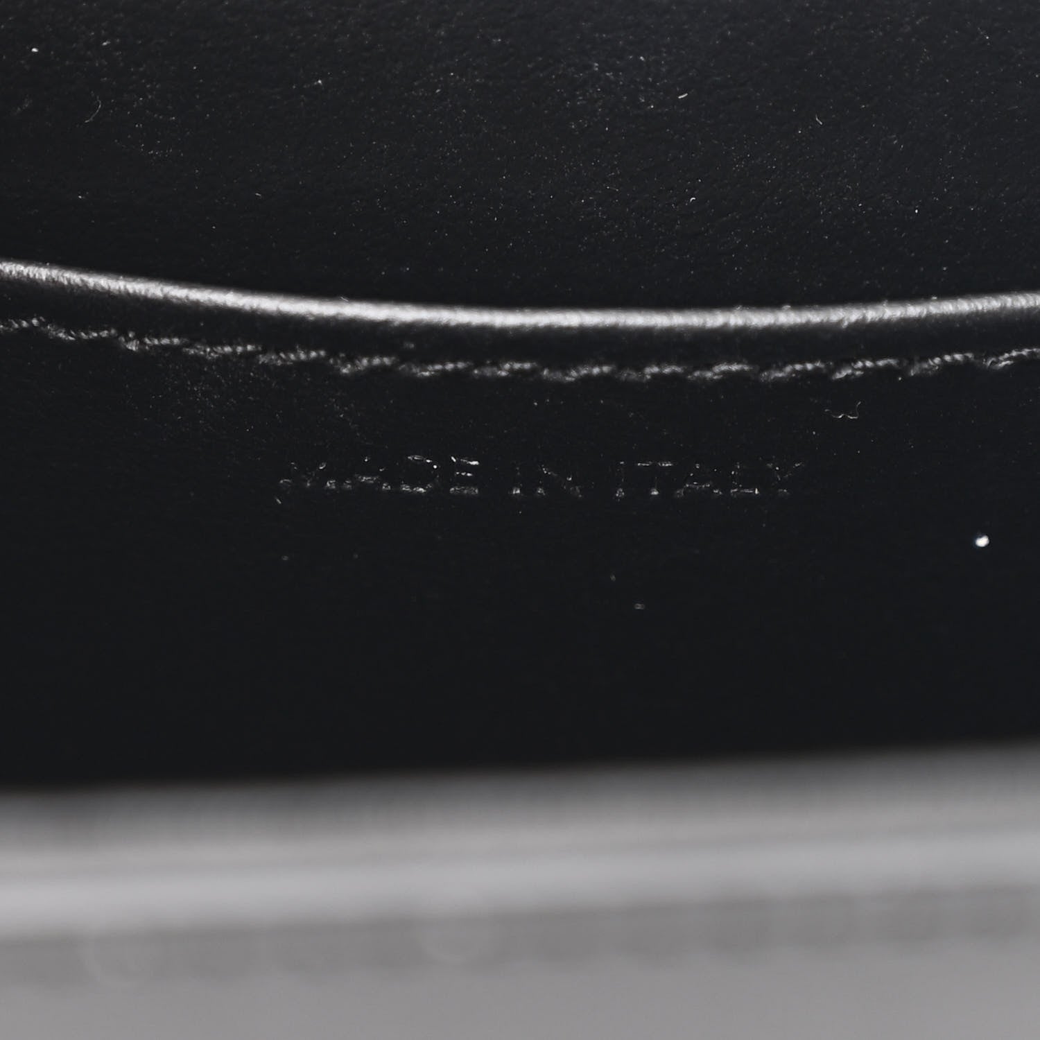 Shiny Calfskin Mini Triomphe Black