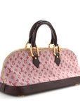 Mini Monogram Alma Long Cherry