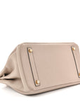 Togo Birkin 30  Gris Tourterelle