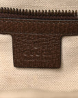 GG Supreme Monogram Medium Ophidia Day Backpack Brown
