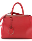 Vitello Elite Flamingo Regular 2Jours Tote Rosso Fiamma