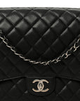 Caviar Quilted Maxi Double Flap Black