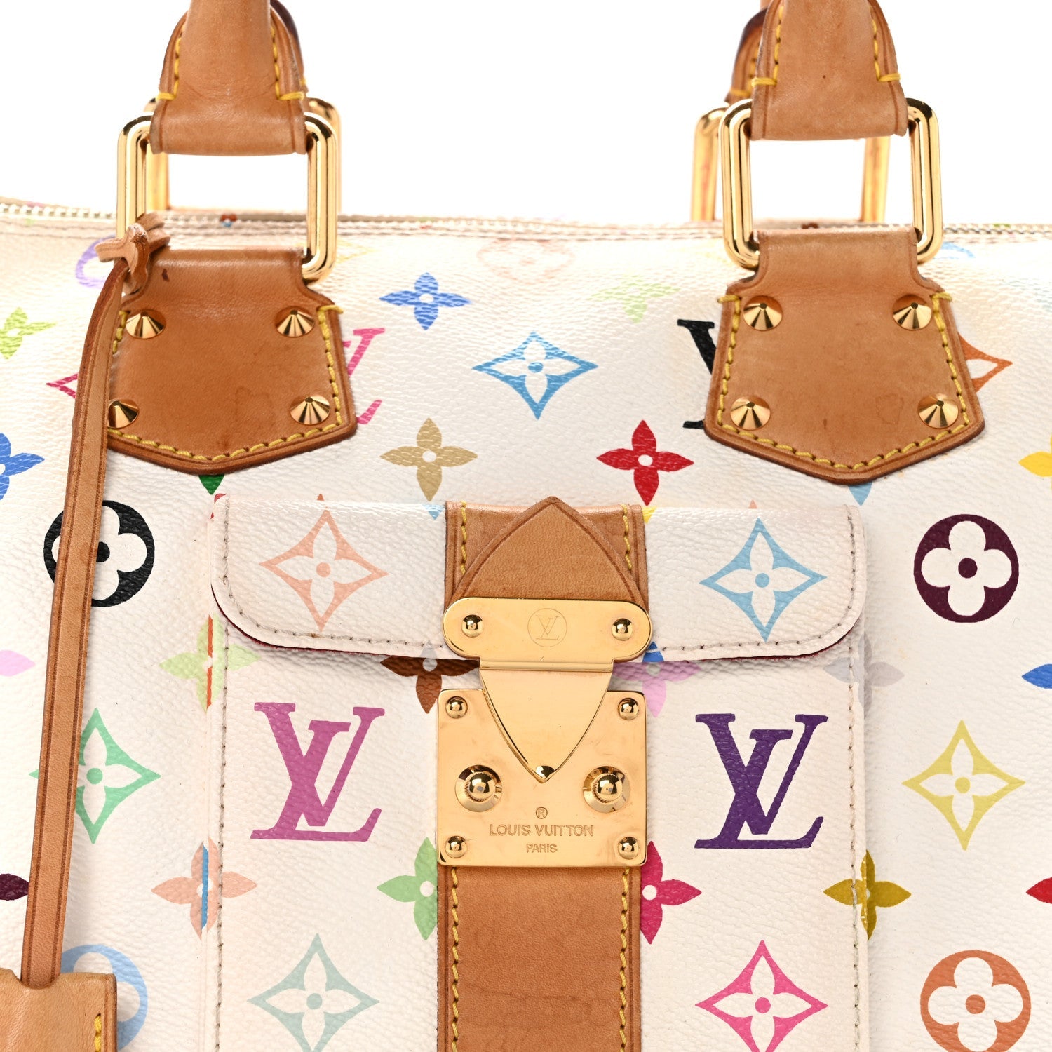 Monogram Multicolor Speedy 30 White