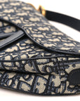 Oblique Saddle Bag Blue
