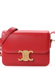 Shiny Calfskin Teen Triomphe Red