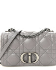 Calfskin Macrocannage Medium Caro Bag Iron Grey