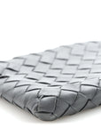 Nappa Intrecciato Small Zip Pouch Thunder