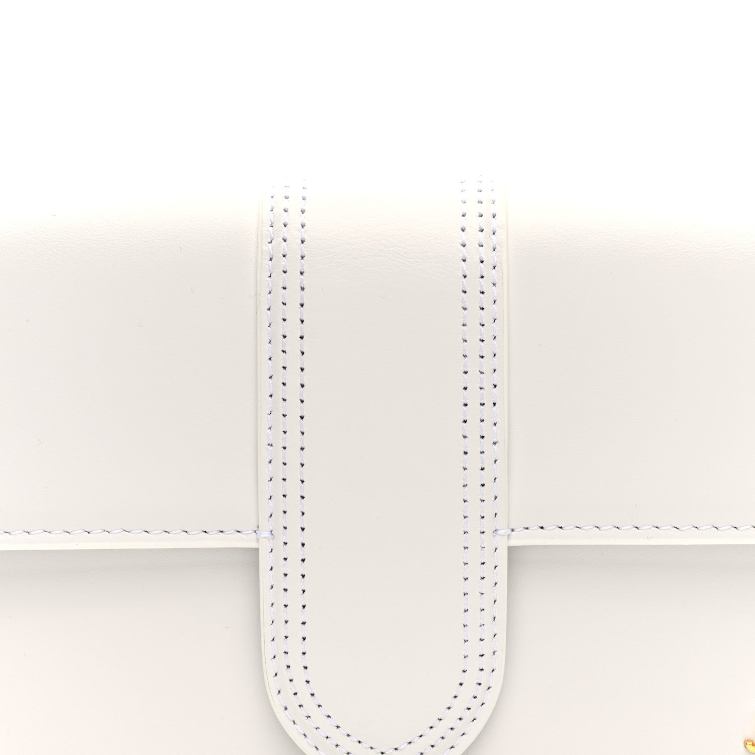 Smooth Calfskin Le Bambino Long White