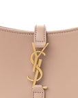 Smooth Calfskin Le 5 A 7 Mini Hobo Dark Beige