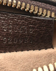 GG Supreme Monogram Web Mini Ophidia Round Shoulder Bag Brown