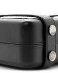Matte Aluminum Personal Cross-Body Bag Black