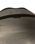 GG Supreme Monogram Web Small Ophidia Half Moon Hobo Brown