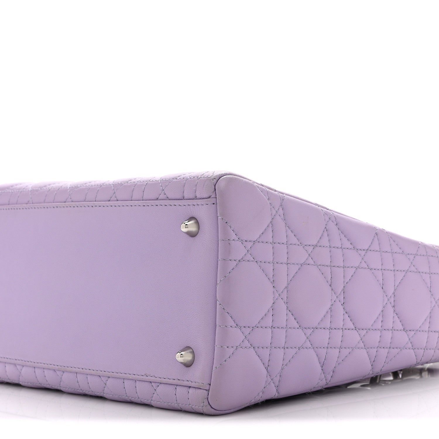 Lambskin Cannage Medium Lady D1OR Purple
