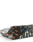 Goyardine Saint Louis Lettres Camouflage PM Black Blue