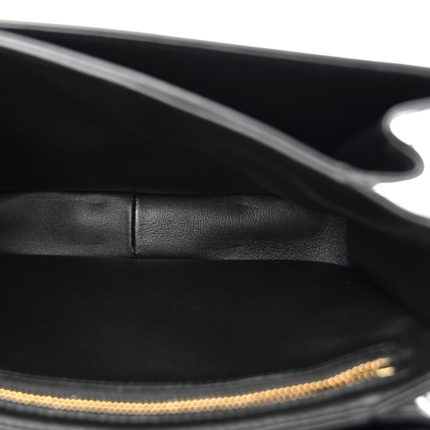 Shiny Calfskin Medium Triomphe Black