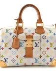 Monogram Multicolor Speedy 30 White