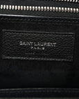 Grained Calfskin Medium Rive Gauche Cabas Black