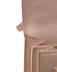 Calfskin Medium Monogram Sunset Marble Pink