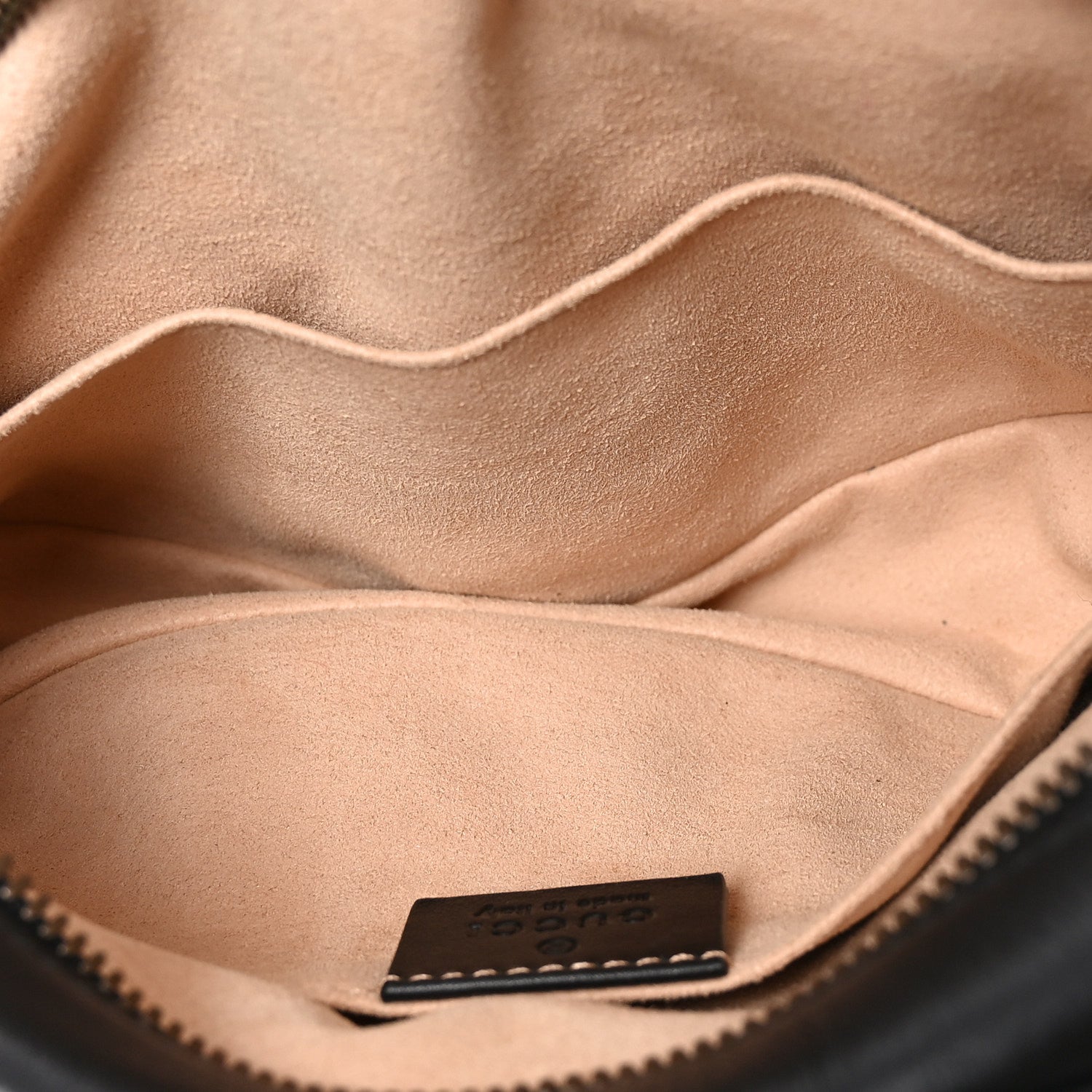 Calfskin Matelasse GG Marmont Belt Bag Black