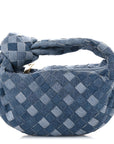 Nappa Denim Effect Intrecciato Mini Jodie Denim