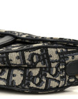 Oblique Mini Saddle Bag Blue