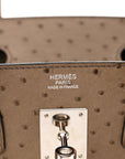 Ostrich Birkin 30 Mousse