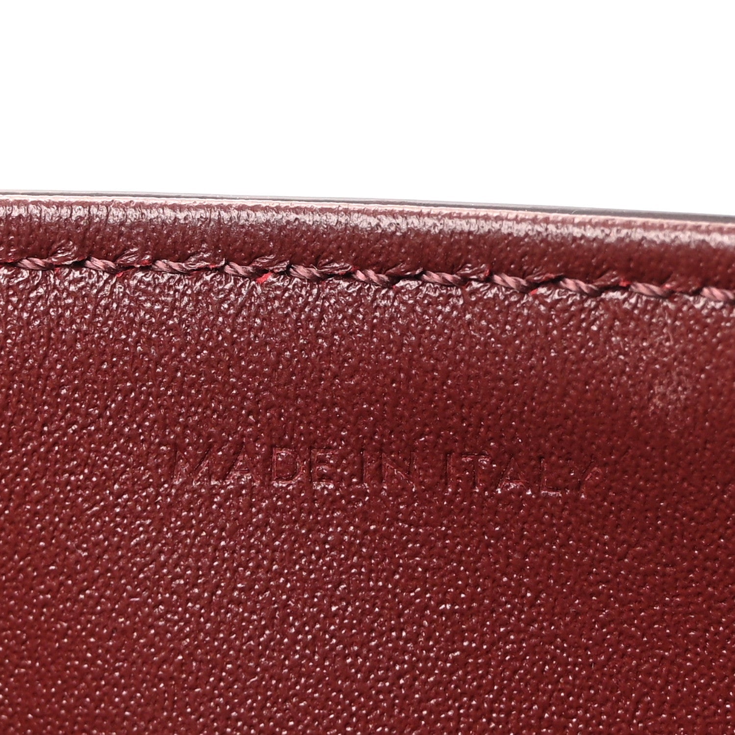 Shiny Calfskin Teen Triomphe Light Burgundy