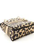 Canvas Mini Mizza Embroidered Lady D-Lite Beige Multicolor
